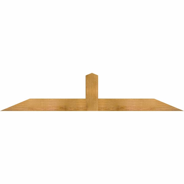 Ekena Millwork Portland Rough Sawn Timber Gable Bracket, Western Red Cedar, 60"W x 12"H x 4"D x 4"F, 5/12 Pitch GBW060X12X0404POR00RWR - main